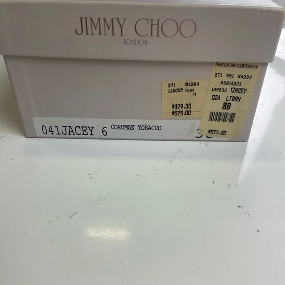 Jimmy Choo - Coroman Tobacco size 8 Heels - Picture 9 of 10
